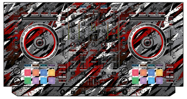 Pioneer DJ DDJ SX Skin Sparkasm Red